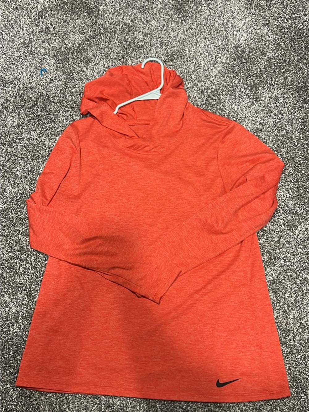 Nike Orange Athletic Hoodie Top